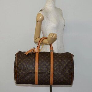 LOUIS VUITTON Monogram Keepall 50 Boston Bag M41426 LV Auth 144983